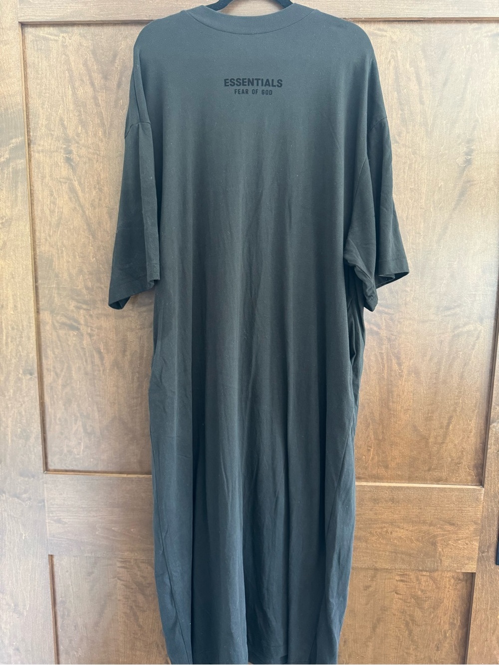 NWOT Essentials Fear of God Short Sleeve Maxi T-Shirt Dress